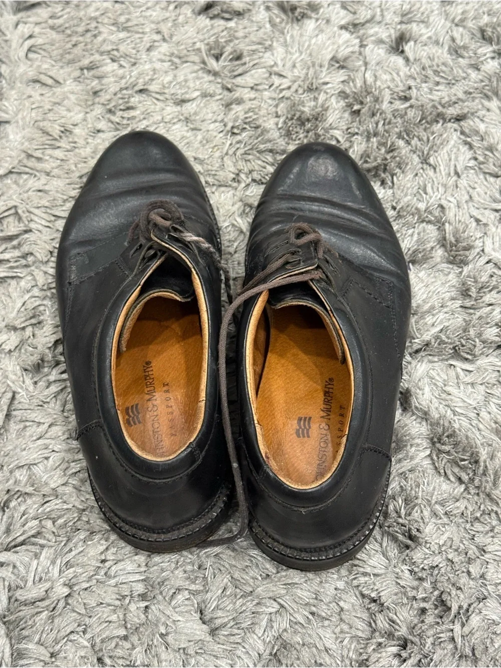 Cole Haan Black Leather Oxford Dress Shoes Mens size 7.5 Classic Lace Up